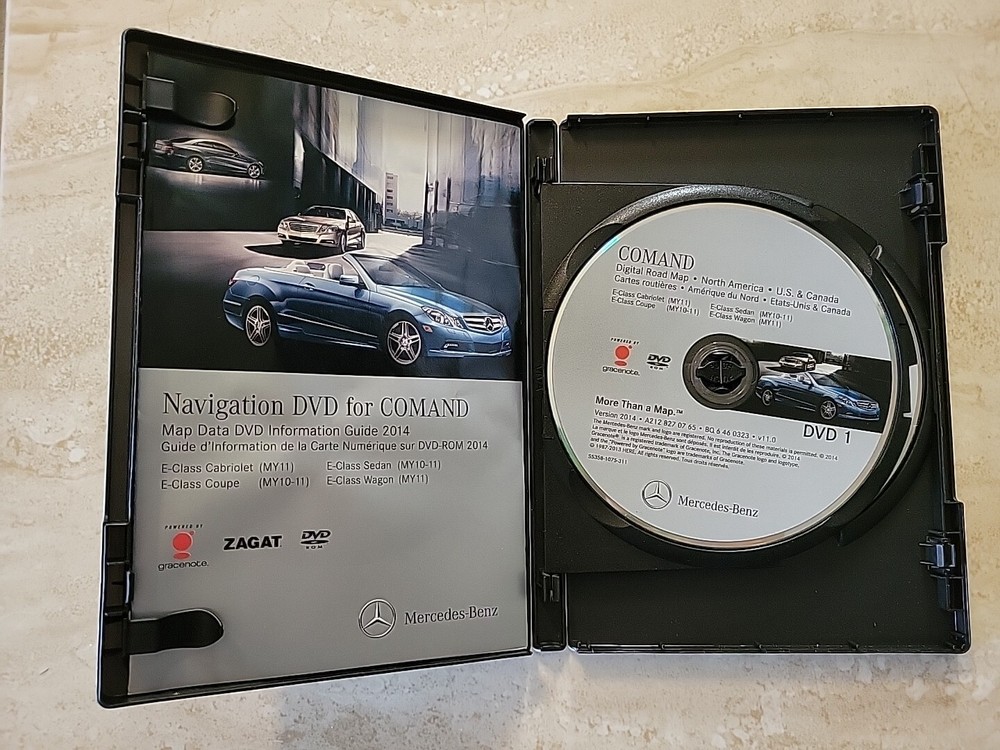 Mercedes-Benz Navigation DVD for Command 2014 for E-Class MY 10 and 11