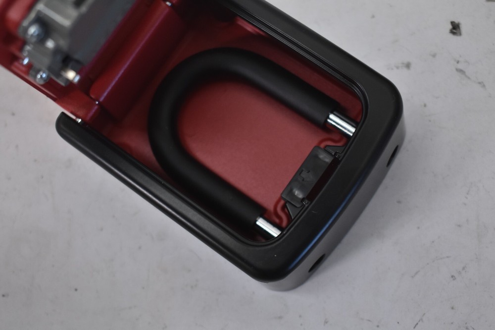 Key Lock Box Portable Padlock Red/Black Durable 4 Digit Combination G10