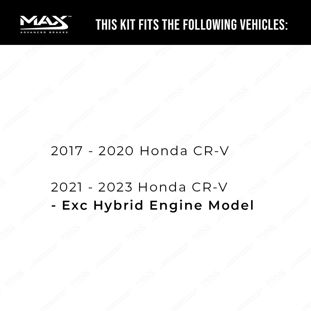 Front & Rear Drilled Brake Rotors + Pads for 2017 2018 2019-2021 Honda CR-V