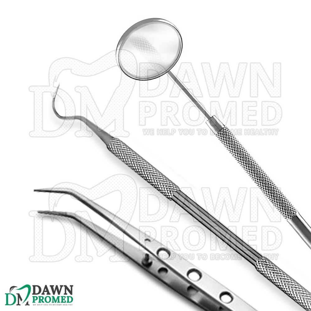 20 Pcs Basic Dental Set Examination Kit For Dentist & Students German Grade