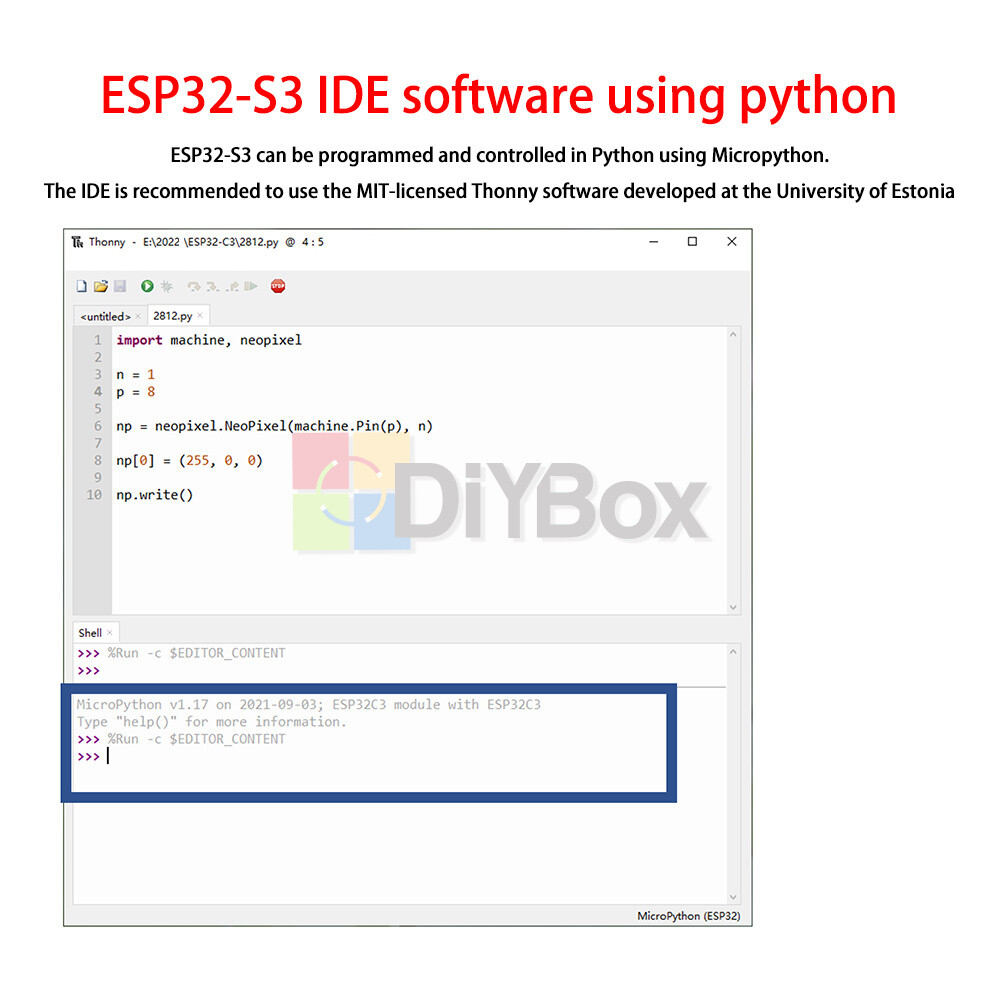 ESP32-S3-WROOM-1-N8R2 N16R8 Module ESP32-S3 UNO Development Board For DevKitC-1