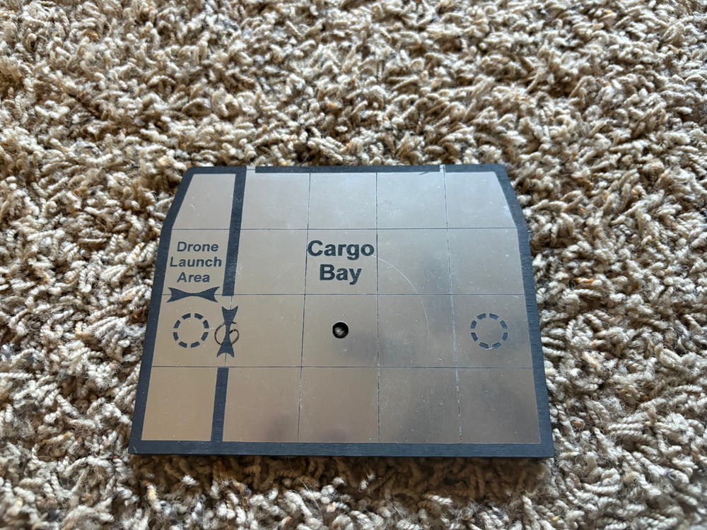 Traveller Type S Scout/Courier METAL deck playboard