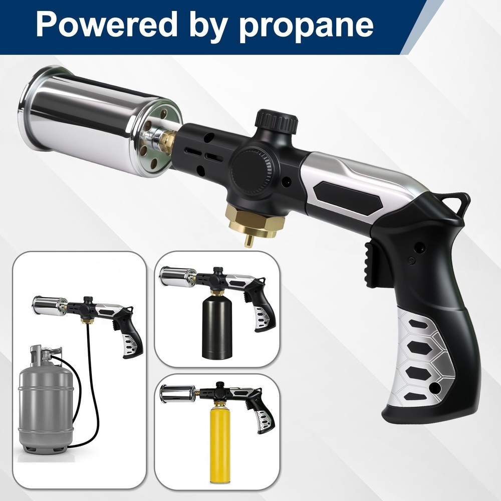 Professional Propane Torch with Powerful Adjustable Flame for Cooking Torch T...