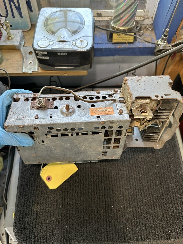 1961 Pontiac AM Pushbutton Radio With Knobs