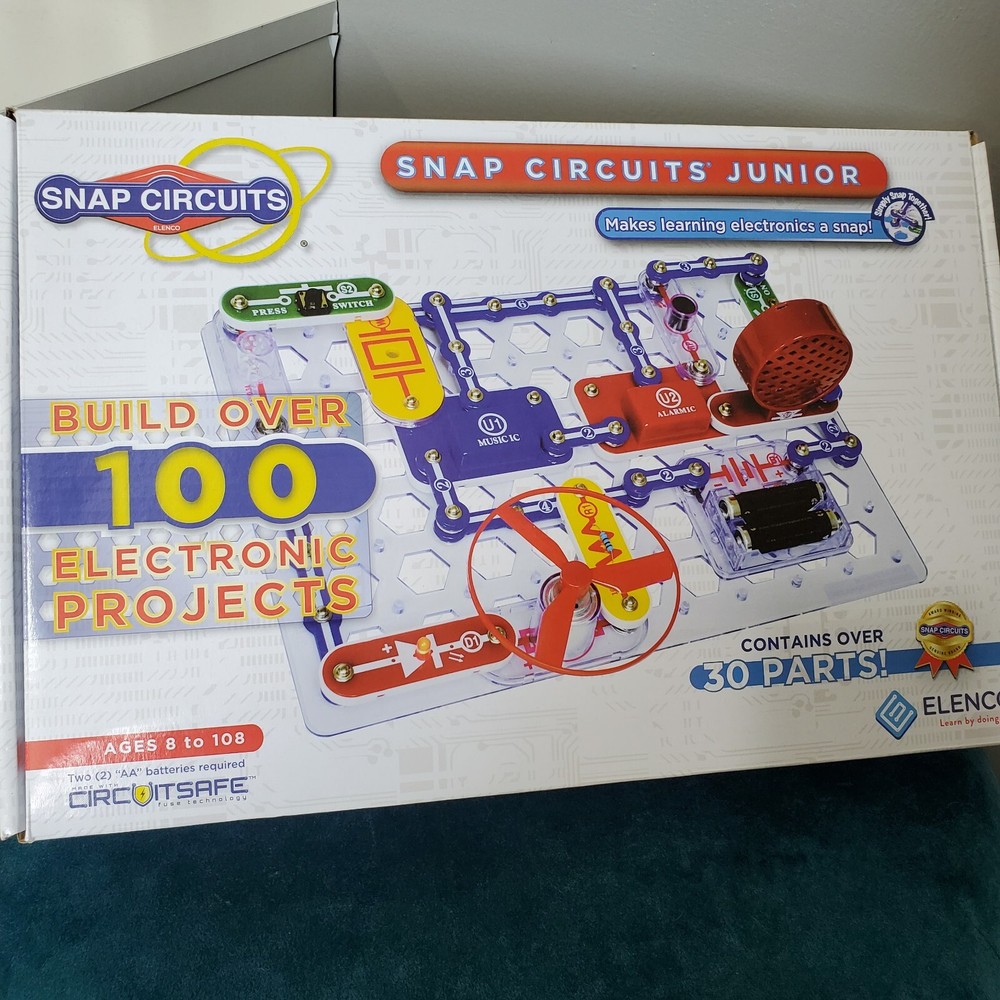 Snap Circuits Model SC-100 JR Kit Homeschool Electronics Educational Complete