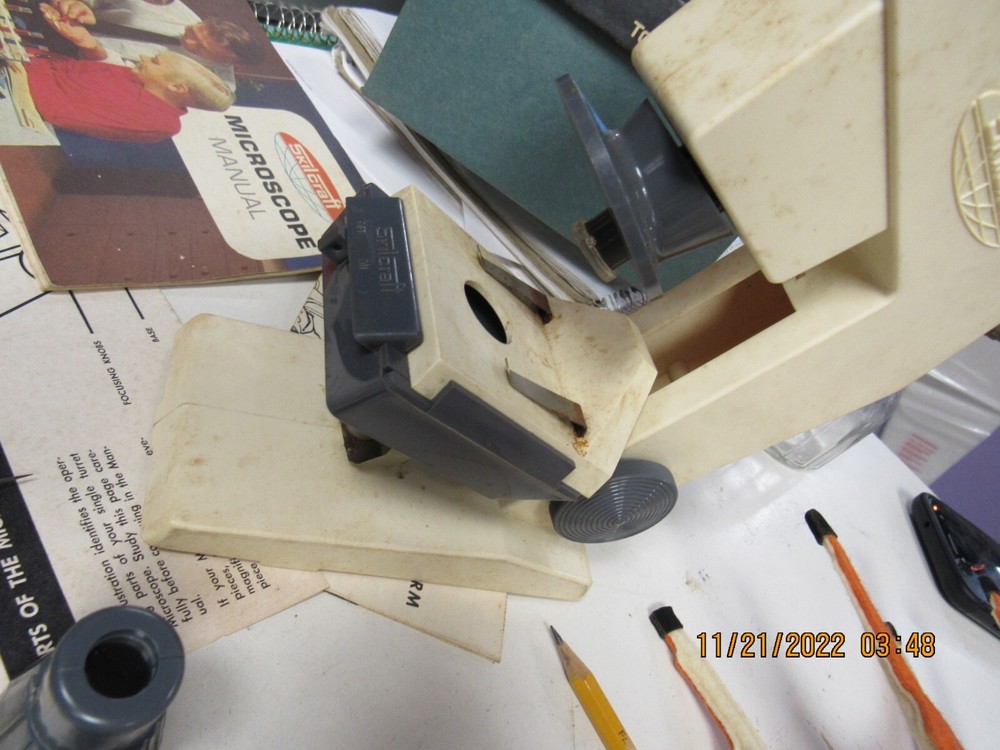 Vintage 1963 Skilcraft Microscope