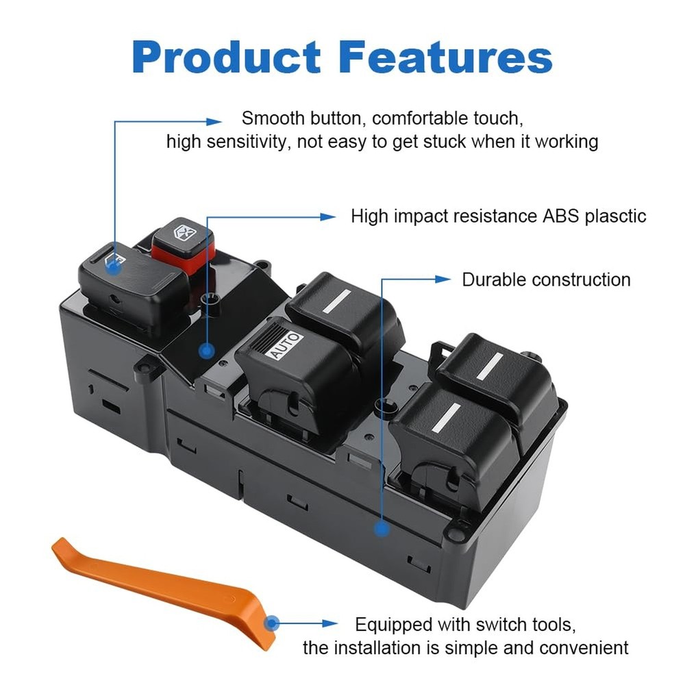 WMPHE Automatic Power Master Window Switch Compatible with Honda Ridgeline 3....
