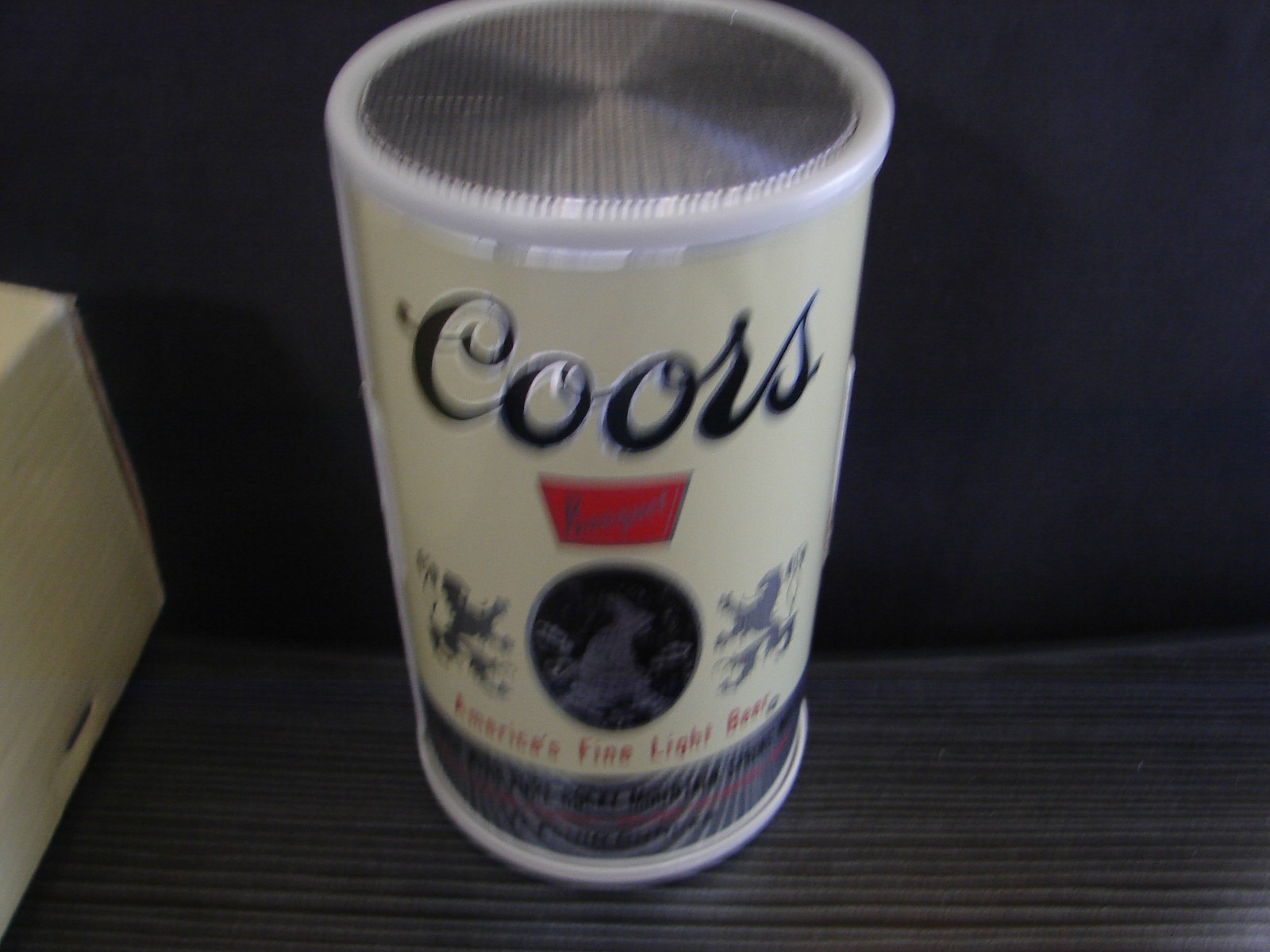 NIB Vintage Coors Beer Can Radio Novelty Am Transistor Radio Working - RARE!