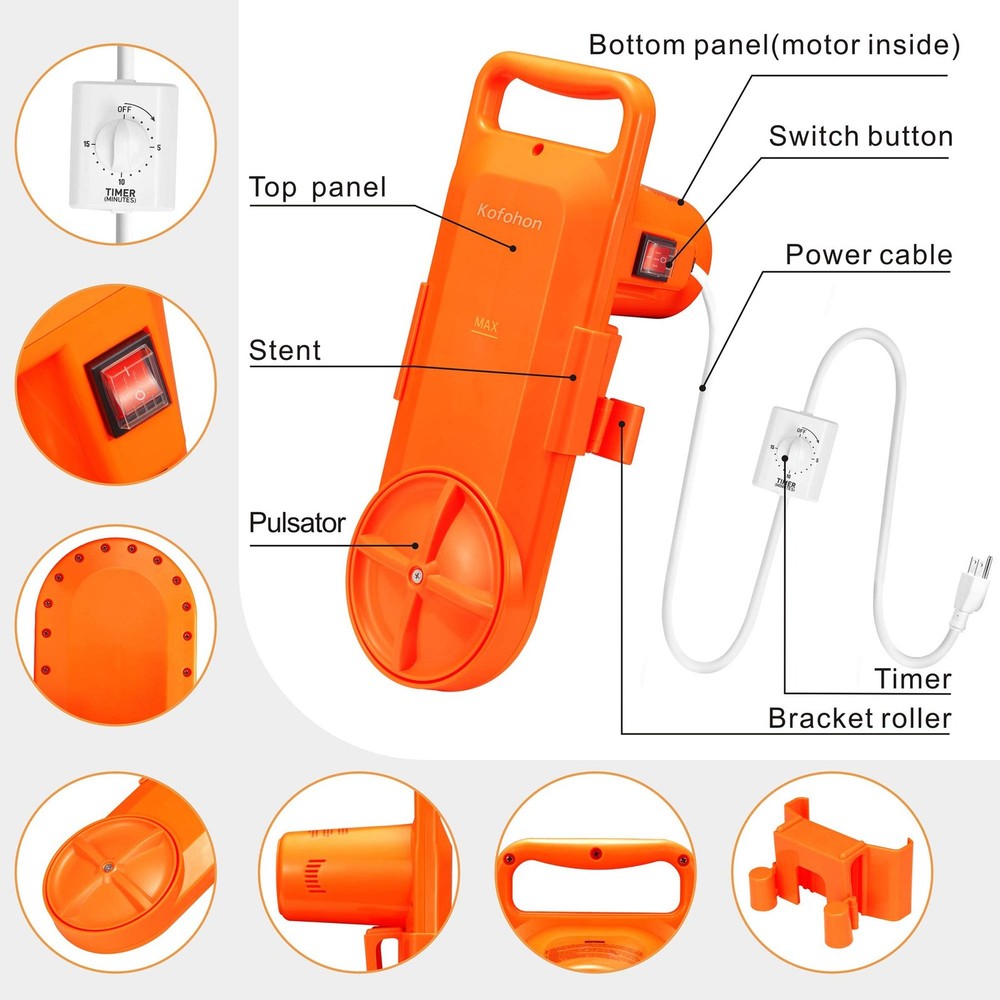 Portable Washing Machine Small Mini Hand Compact Semi Automatic Washer Laundr...