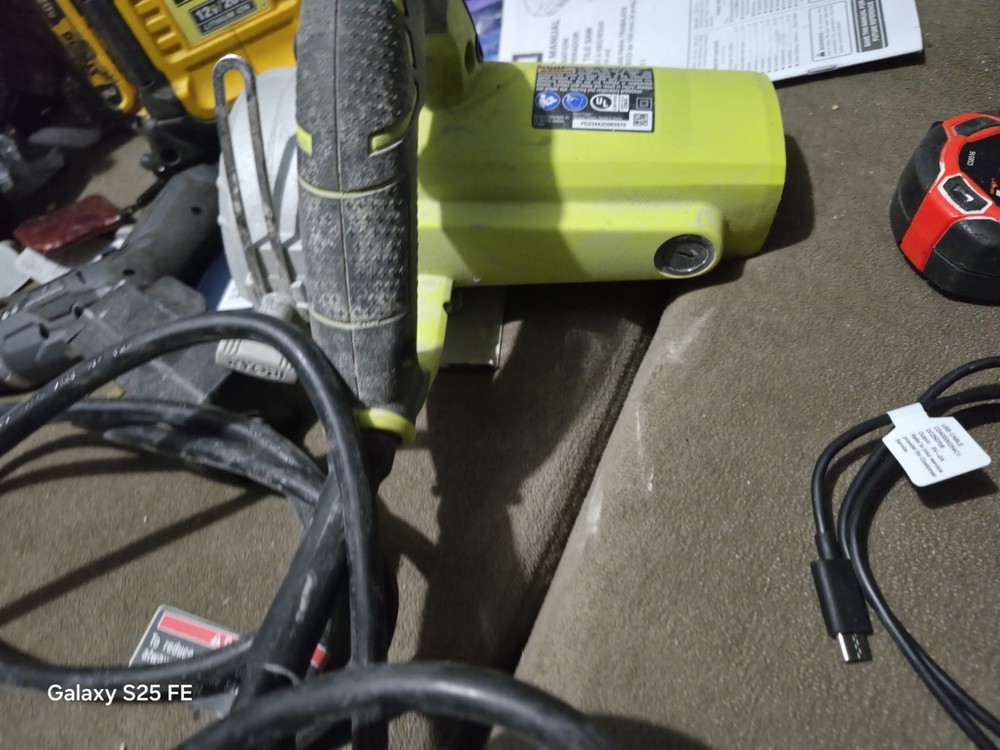 Ryobi TC401 4" Hand Held Tile Saw Used