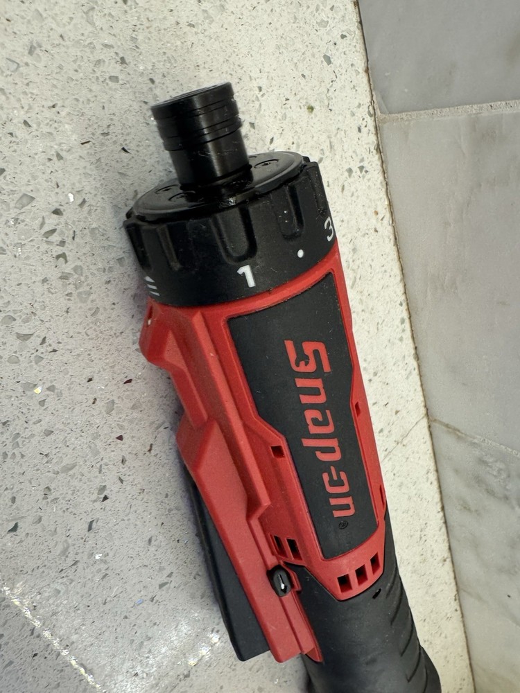 Snap-on Red Micro Lithium CTSS761 14.4V 1/4" Hex Inline Screwdriver TOOL ONLY
