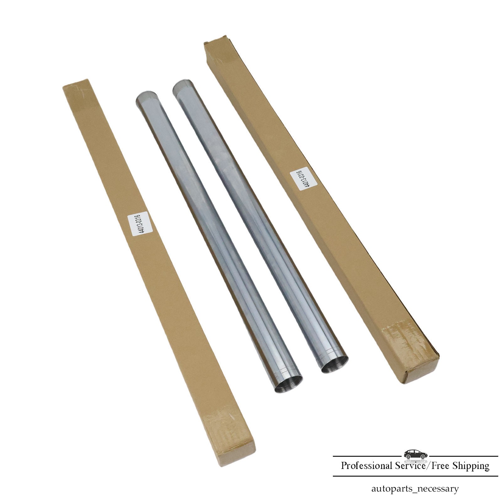 2x Front Shock Inner Fork Tubes For Kawasaki EX650 Ninja 650 2017-2023 41x585mm