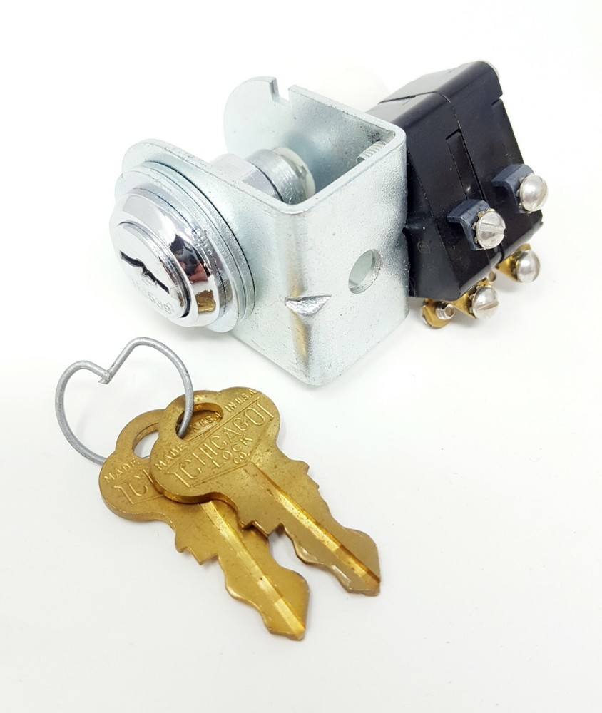 Chicago Lock Key Switch Lock EXD98A Keyed Differently
