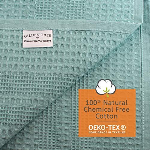 GILDEN TREE Waffle Towels Quick Dry Lint Free Thin, 2 Pack Bath Sheets 40x80