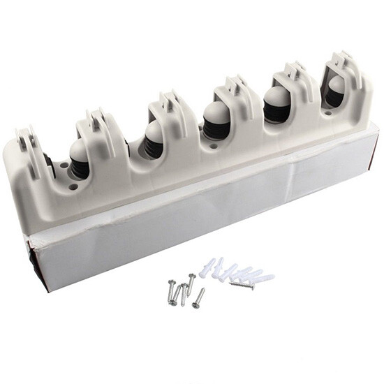 Mop Holder 5 Position with 6 Hooks High Quality PP New Material