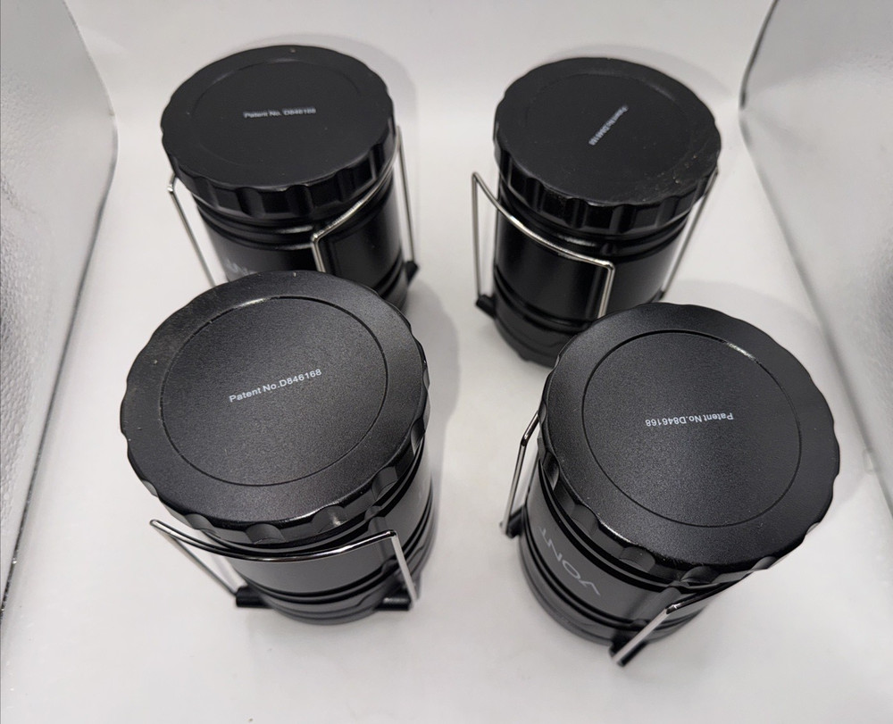 Vont 4 Pack LED Camping Lantern, LED Lanterns, Suitable Survival Kits - OPEN BOX