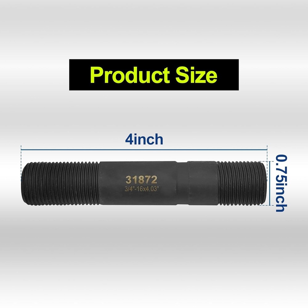 Precision Slug-Splitter Draw Stud - Compatible with Greenlee Hydraulic Tools