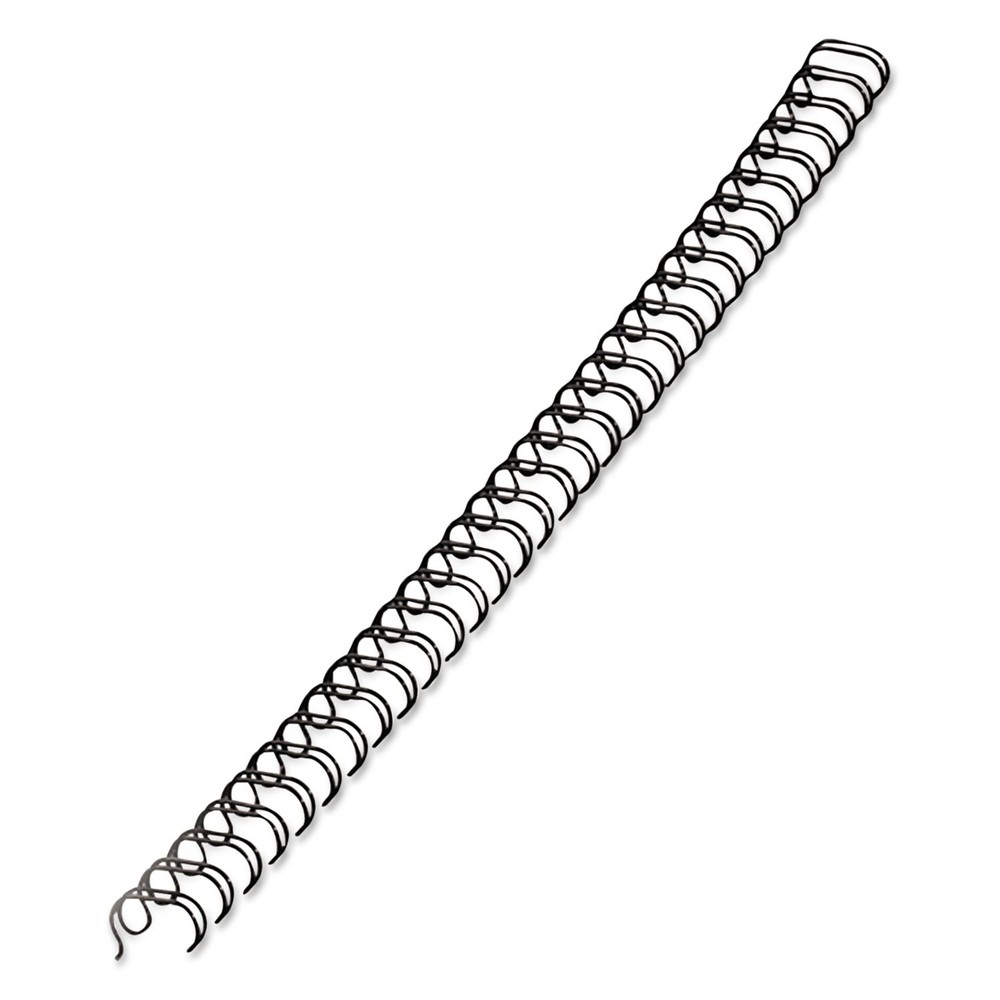 Fellowes® Wire Bindings, 1/4" Diameter, 35 Sheet Capacity, Black, 25/Pack