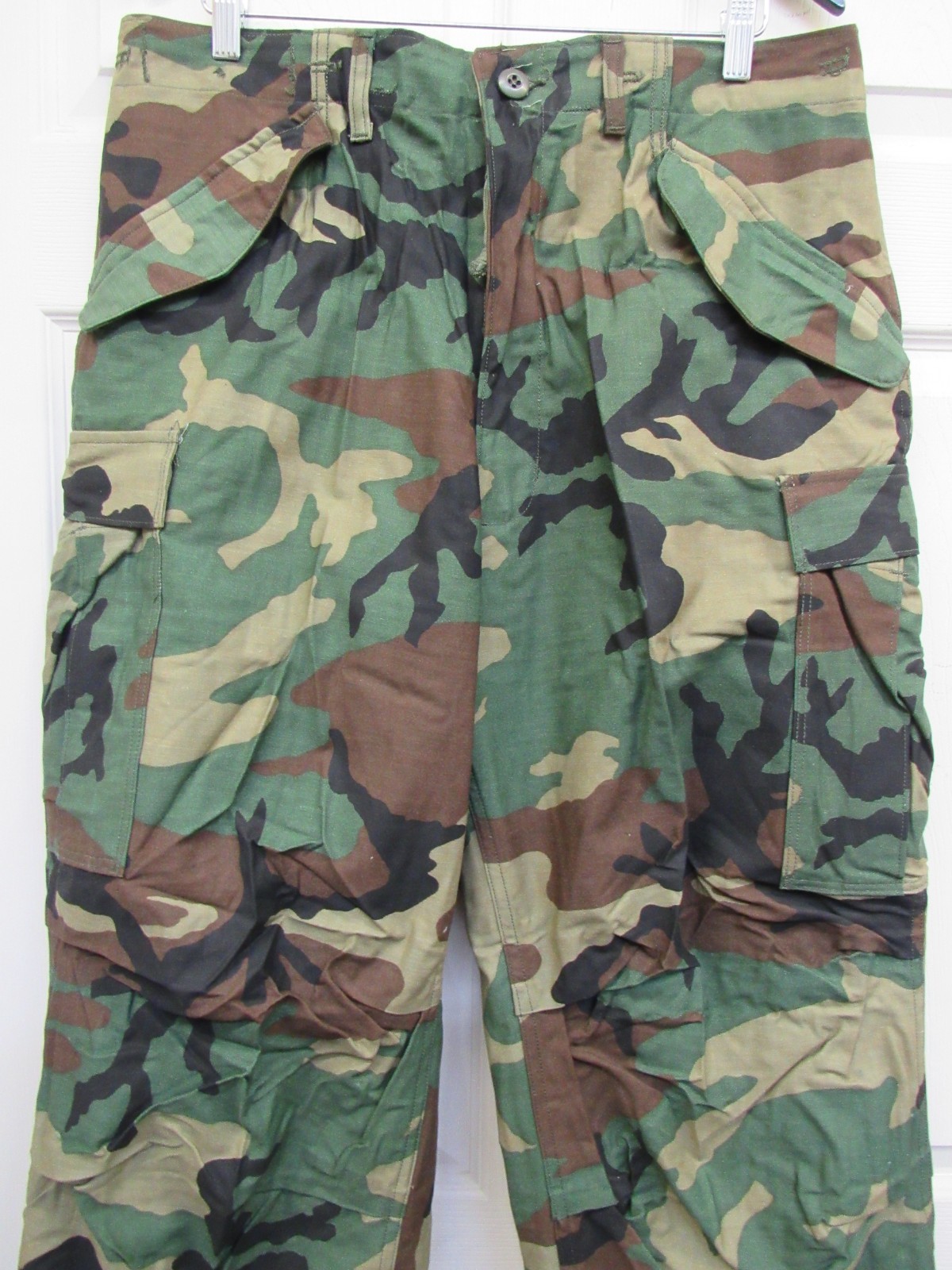 US GI M65 Woodland Camo Field Pants Trousers Medium Regular 1985 NOS