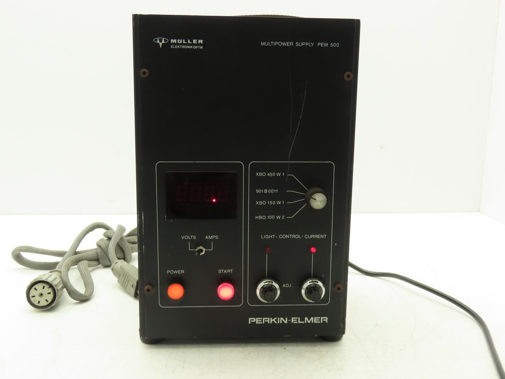 Muller Perkin Elmer PEM500 Multipower Supply Light Control Current Module