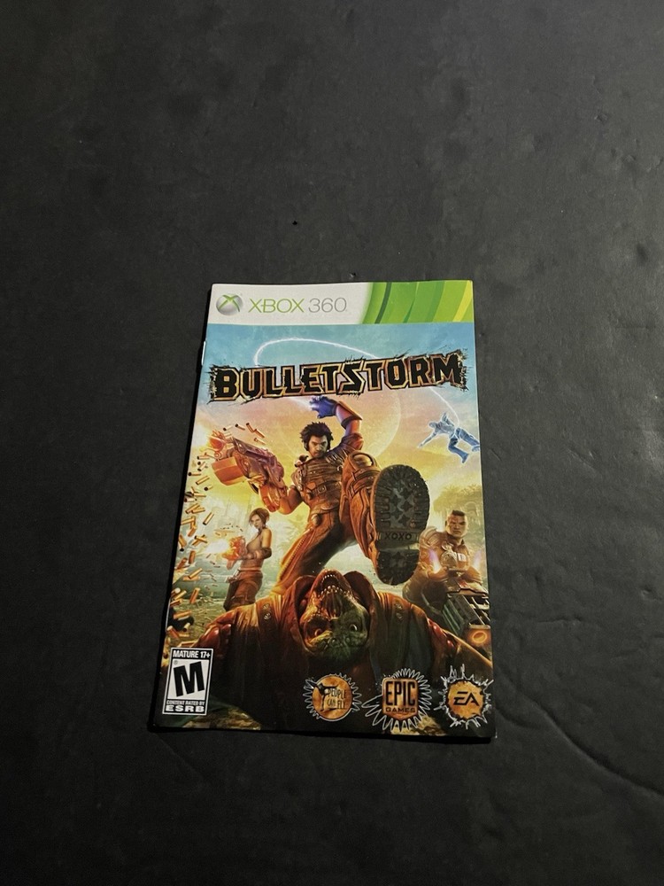 bulletstorm xbox 360 Manual Only