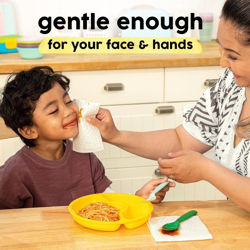 Essentials Select-A-Size Paper Towels, White, 2 Triple Rolls = 6 Regular Rolls (