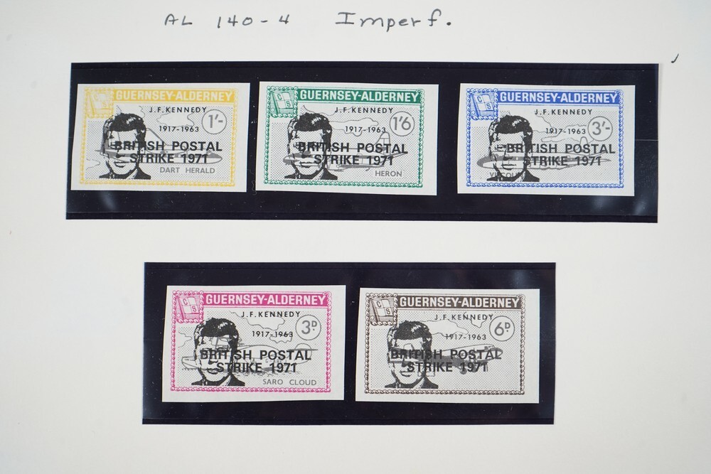 BRITISH ISLES SPECIALIZED 1960s JFK CINDERELLAS 250+ STAMPS & 50+ COVERS