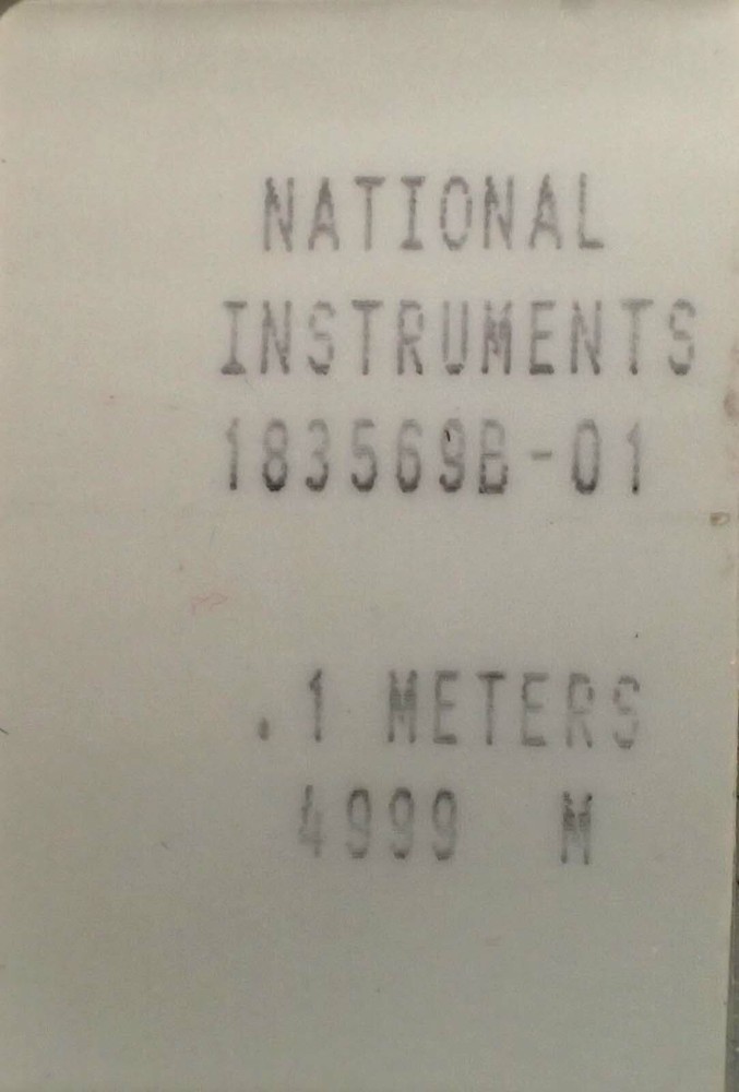 NATIONAL INSTRUMENTS 183569B-01 .01 METER ADAPTER CABLE