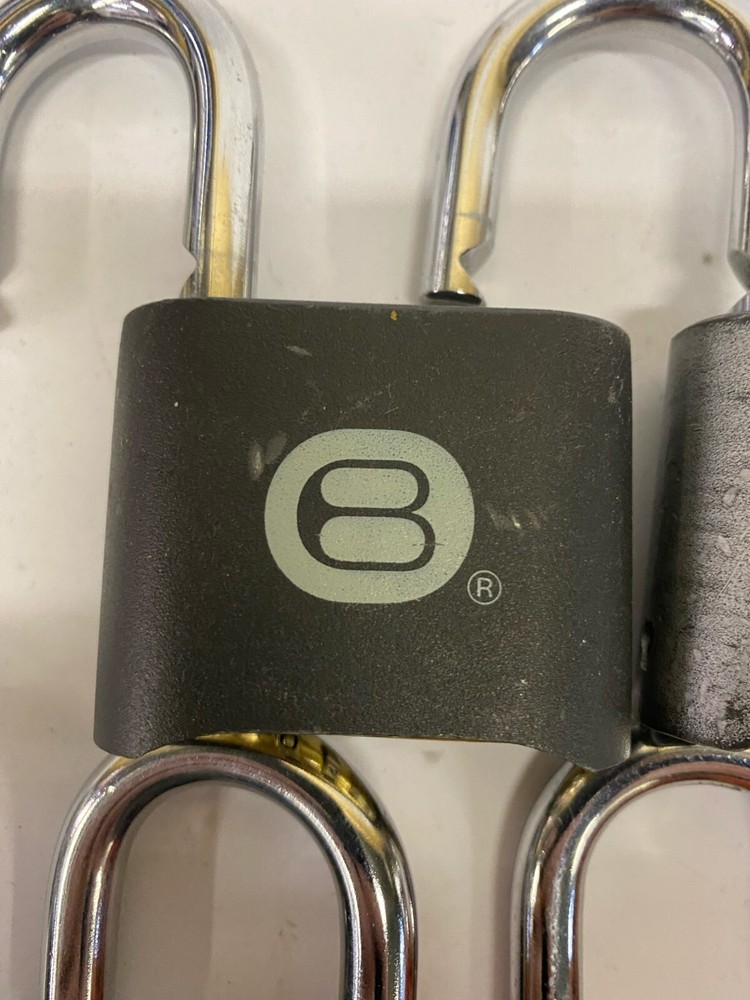 Used Lot of 5 Master Lock #178 MISSING CODES