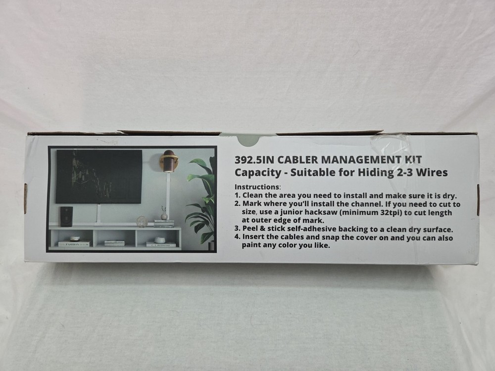 ZEOY Cord Cover Wall Kit