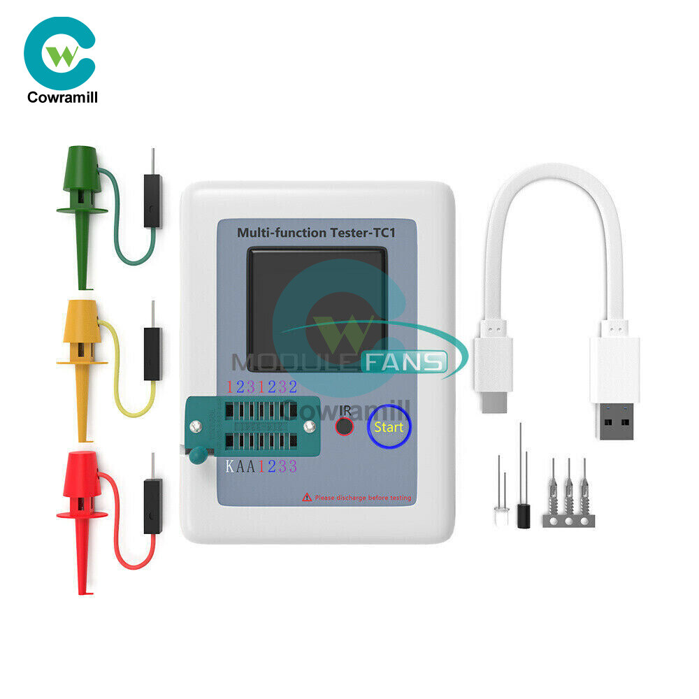 LCR-TC1 Multifunction Transistor Tester TFT Diode Triode Capacitance Meter ESR