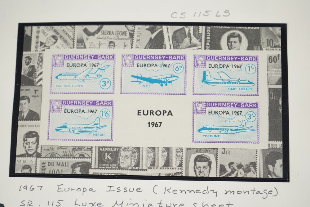 BRITISH ISLES SPECIALIZED 1960s JFK CINDERELLAS 250+ STAMPS & 50+ COVERS