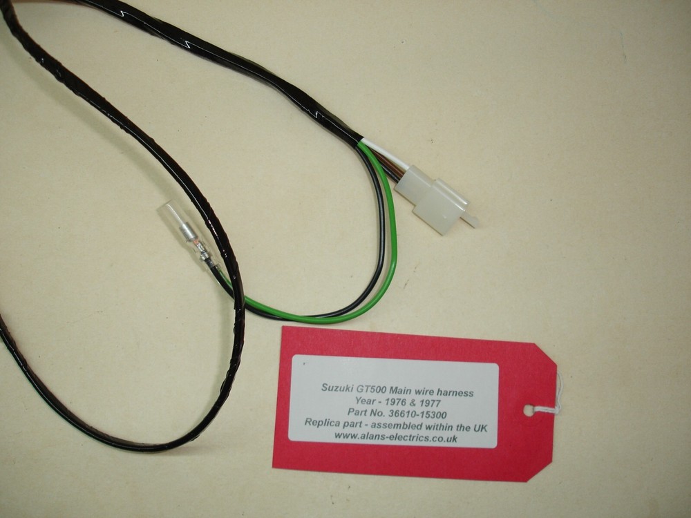 Suzuki GT500 (models A & B Replica main wire harness)