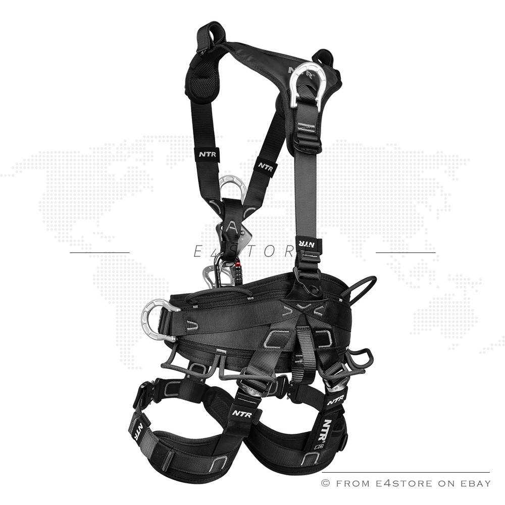 Rescue Harness Black S Rope Access Rigging Climbing Purpose