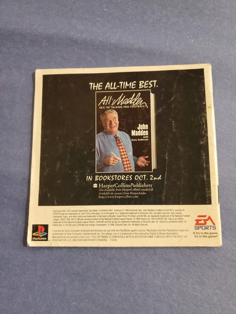 Madden NFL 97 Manual