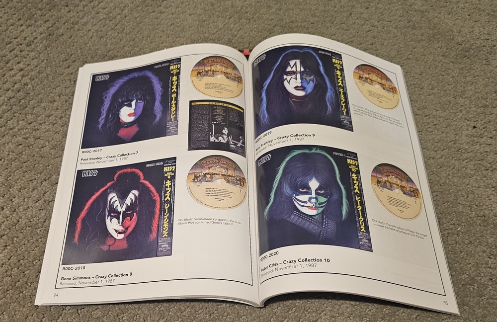 KISS MADE IN JAPAN COMPLETE VINYL REFERENCE GUIDE NEW SEALED