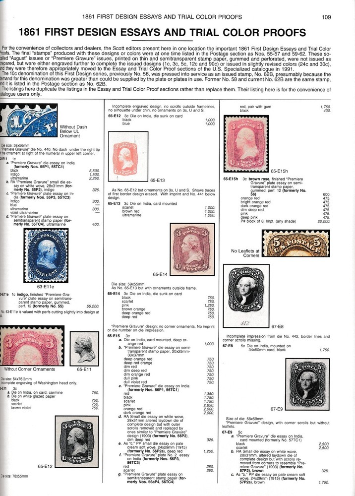 Scott Catalog of US Essays and Proofs 2025 - Reference Book - 2nd Ed NEW!