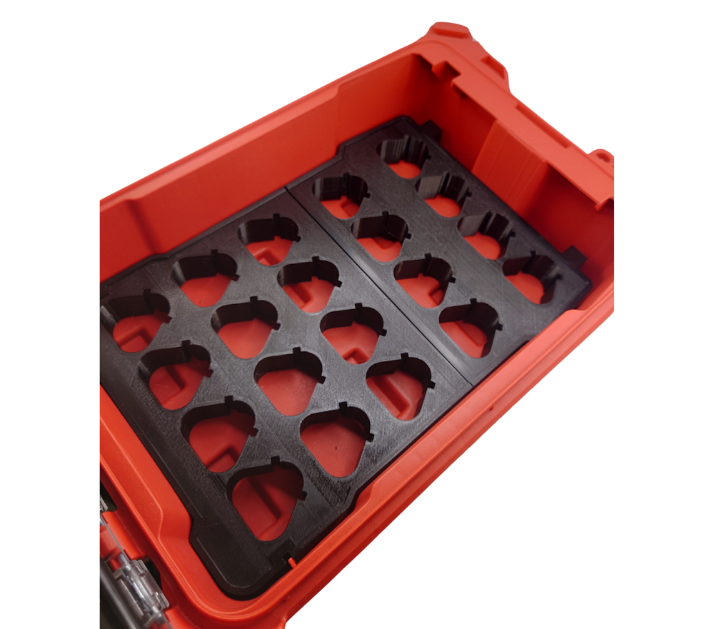 Milwaukee M12 Battery Holder Packout Compact Insert Organizer Tray Tool Storage