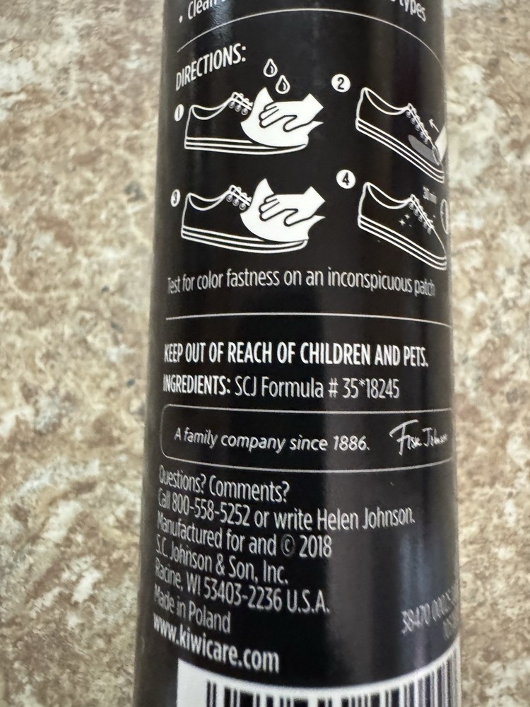 KIWI Sneaker Cleaner, Step 01, 2.5 Fl. Oz.