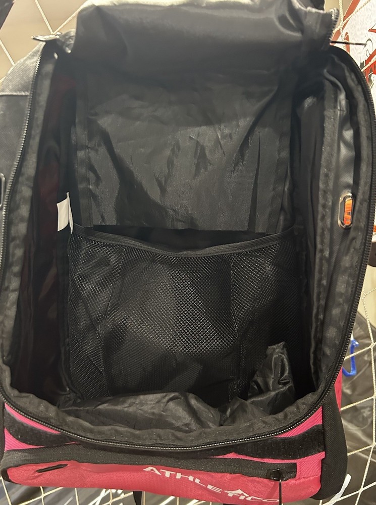 ATHLETICO Pink Softball Hanging Backpack Equipment Bat Storage 20" NICE
