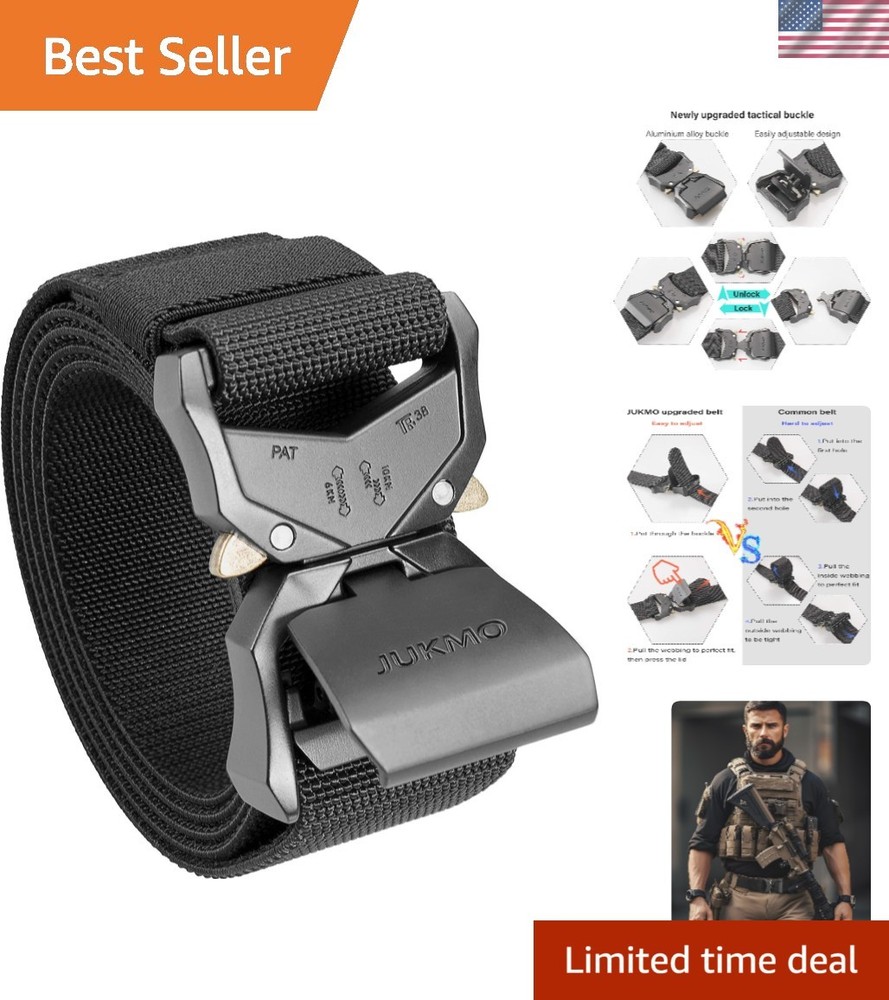 1.5" Tactical Web Belt for Men - Comfortable and Sturdy with Quick Release