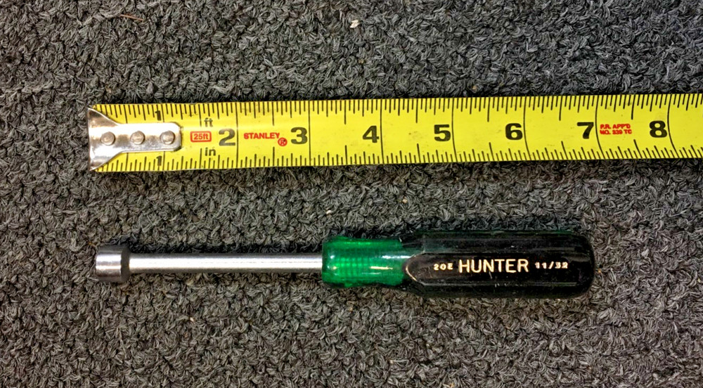 20 E HUNTER 11/32, 32014, NUT DRIVER, USA