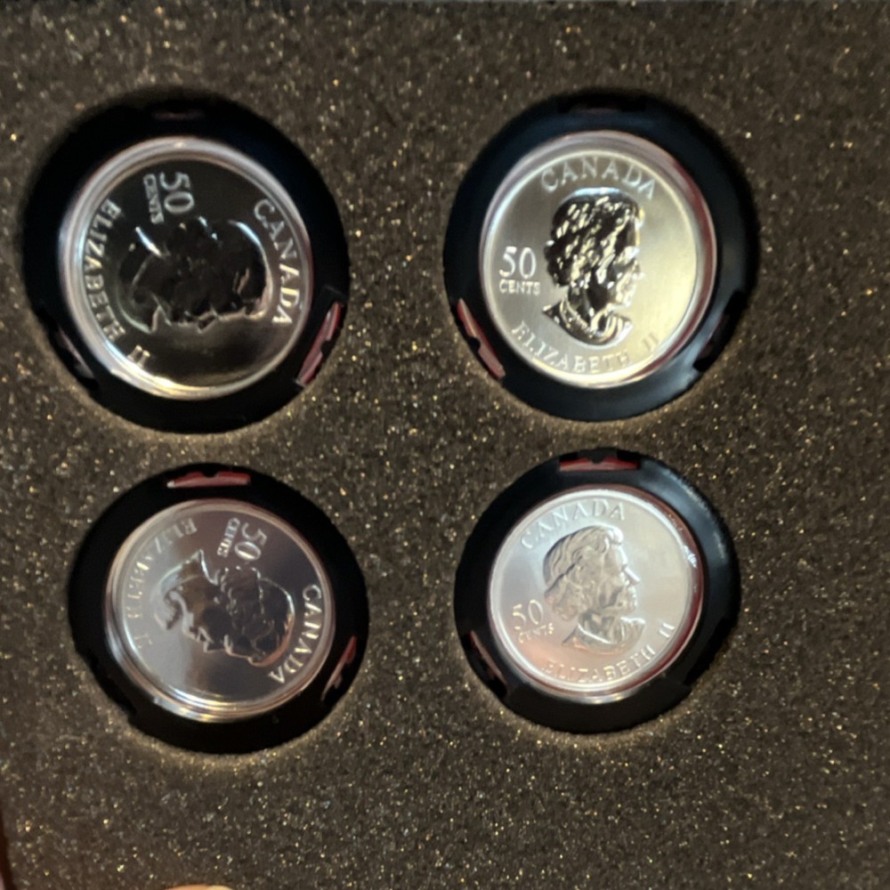 Royal Canadian Mint 2005 Sterling Silver 50 Cent Proof Set