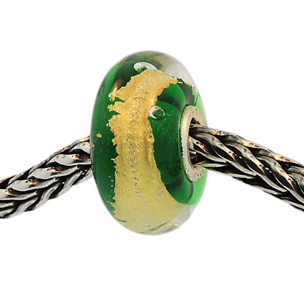 Authentic Trollbeads Glass 62004 Heart Chakra :1