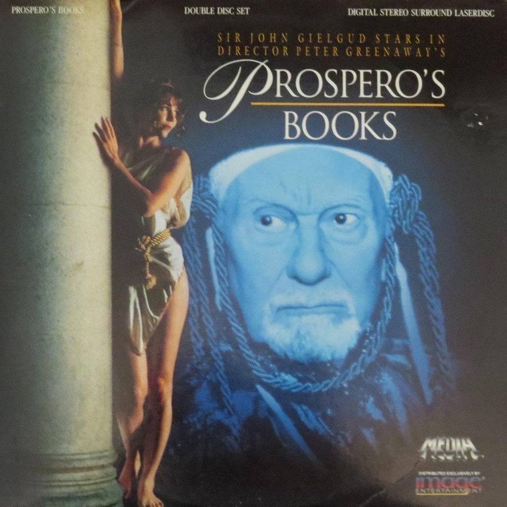 PROSPERO'S BOOKS LASERDISC