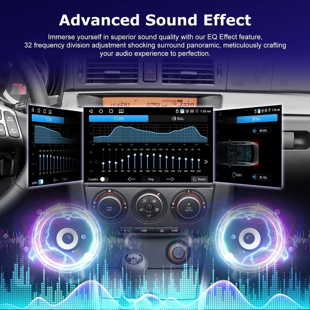 [4+64G] Upgrade Stereo for Mazda 3 2004-2009, 9 inch IPS Touchscreen Android ...