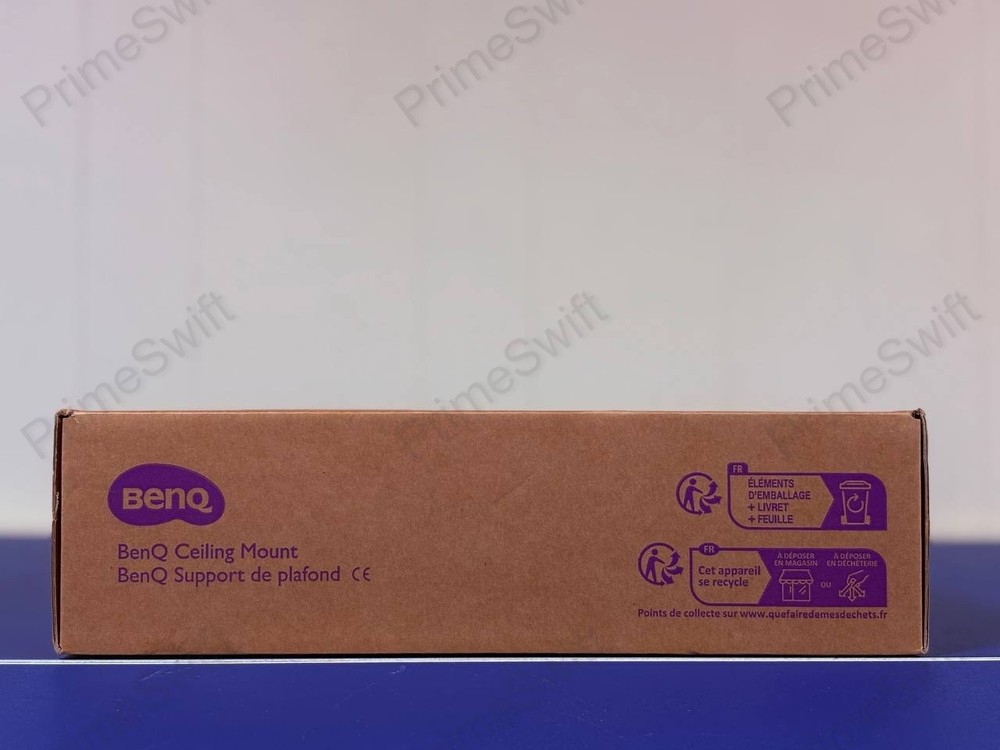 BenQ Projector Ceiling Mount Adjustable Extension Kit Silver Genuine OEM - NEW