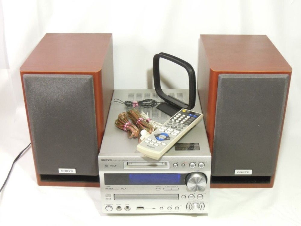 ONKYO CD/MD/TUNER/USB mini component FR-N7FX Speaker D-N7FX With remote control