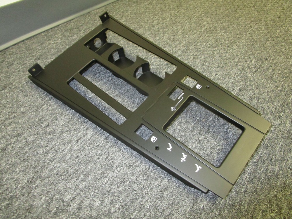 89/84 corvette automatic shift console plate NEW w/seat graphics NICE!! 88/87/86