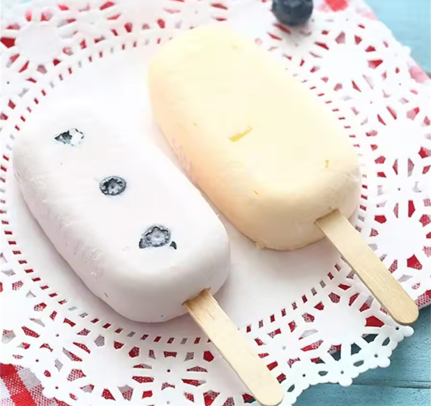 Silicone Ice Cream Mold DIY Popsicle Tray Magnum Style Fruit Juice Ice Pop Maker